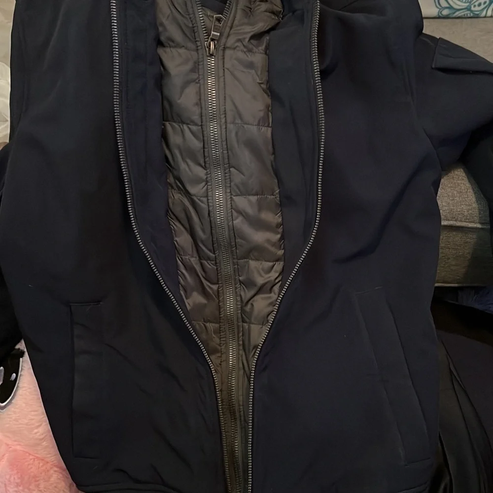 Tommy Hilfiger Jacket Mens Size Small Blue Hooded